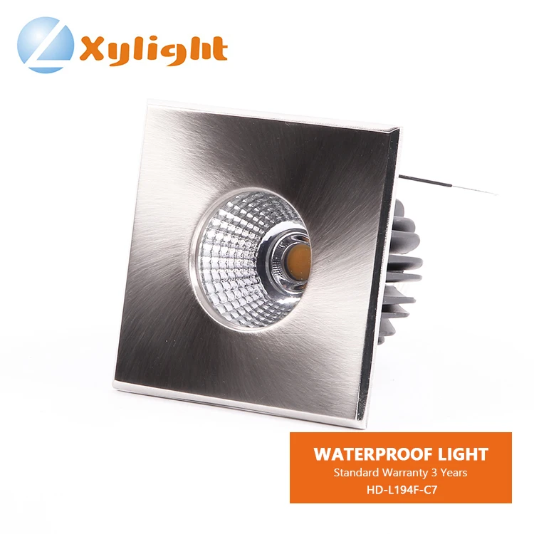 China suppliers 7w waterproof lighthouse led bathroom ceiling lights cob ip65 led down light