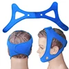 new design adjustable comfortable OK cloth neoprene with punched hole anti snoring belt anti snore chin strap to prevent snoring