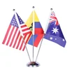 Cheap Wholesale Customized American Desk Mini Small Flag Stand Table Flag