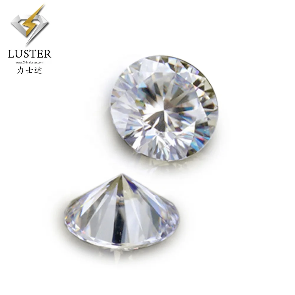 

VVS Brilliant round cut G H round moissanite cheaper and lighter compared to diamond provided by best jewelers near me