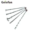 Wholesale Makeup Brush Sets Makeup Tools Magic Wizard Wand 10pcs Metal Silver Cosmetic Brushes Soft Hair Beauty Tools with Pouch