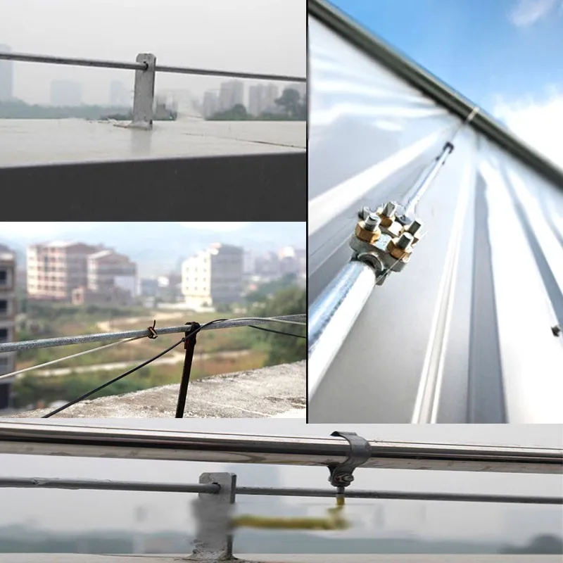 Highly Customized Stainless Steel Lightning Arrester For Highrise