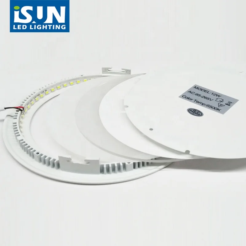 
Warm white lighting diameter 190mm round 15 watts led panel light 
