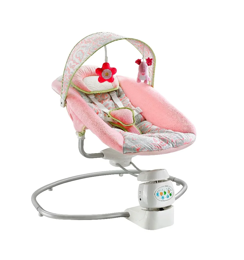 Baby swing with music and toys