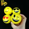 China Factory Fun Emoji Light Up LED Rubber Ball for Party Favor