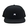 OEM acrylic and wool blend snapback with rubber logo