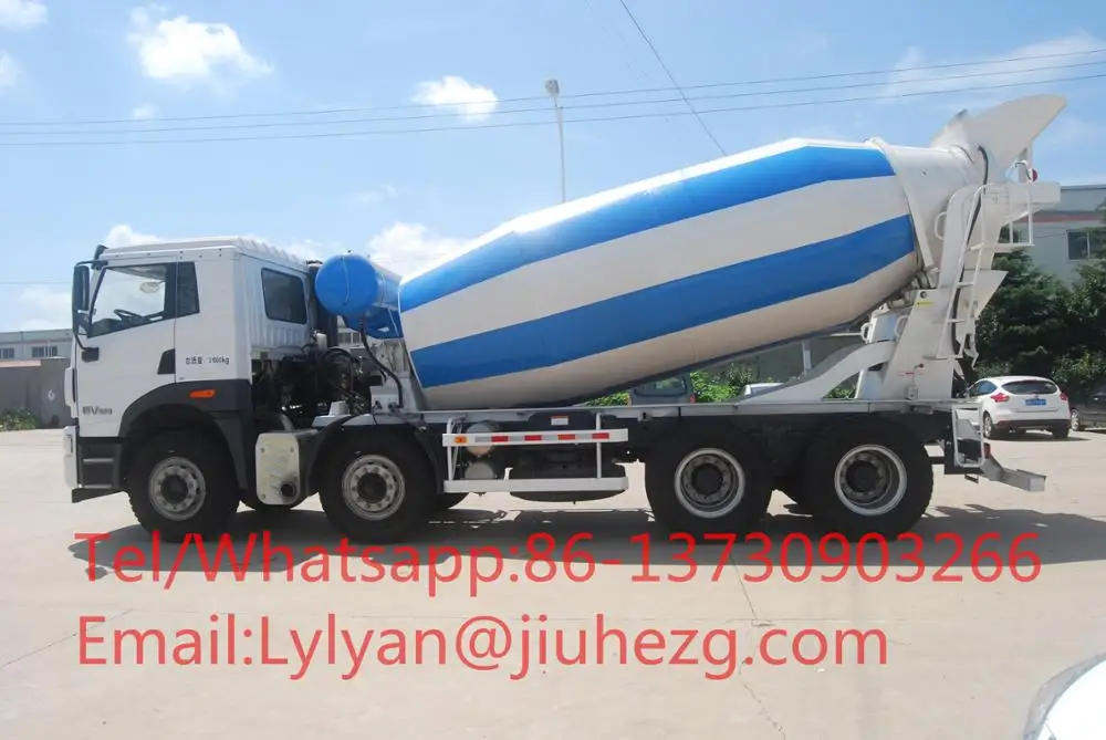 8 Cubic Meters Small Isuzu Self Loading Hydraulic Pump Concrete Mixer