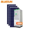 Bluesun 80kw 90kw 100 kw off grid solar system residential battery storage systems 140kw 100kw off grid hybrid solar wind power