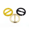 The Golden Flash Powder Black Plastic Resin Slide Buckles for Trench Coat Dress Handbag