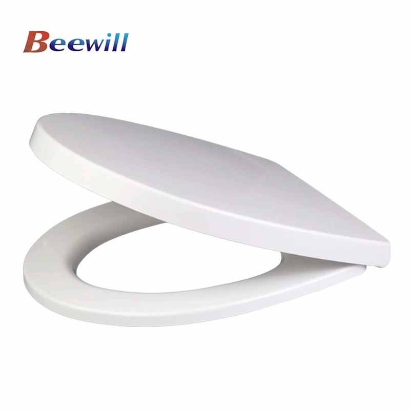 Bathroom Soft Close Plastic Toilet Seat Easy Install Toilet Seat Lid