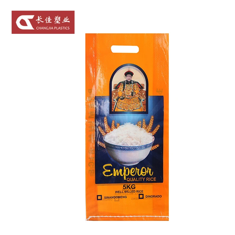 
Laminated PP Woven Plastic Packing Rice Bag For 1Kg 2Kg 5Kg 