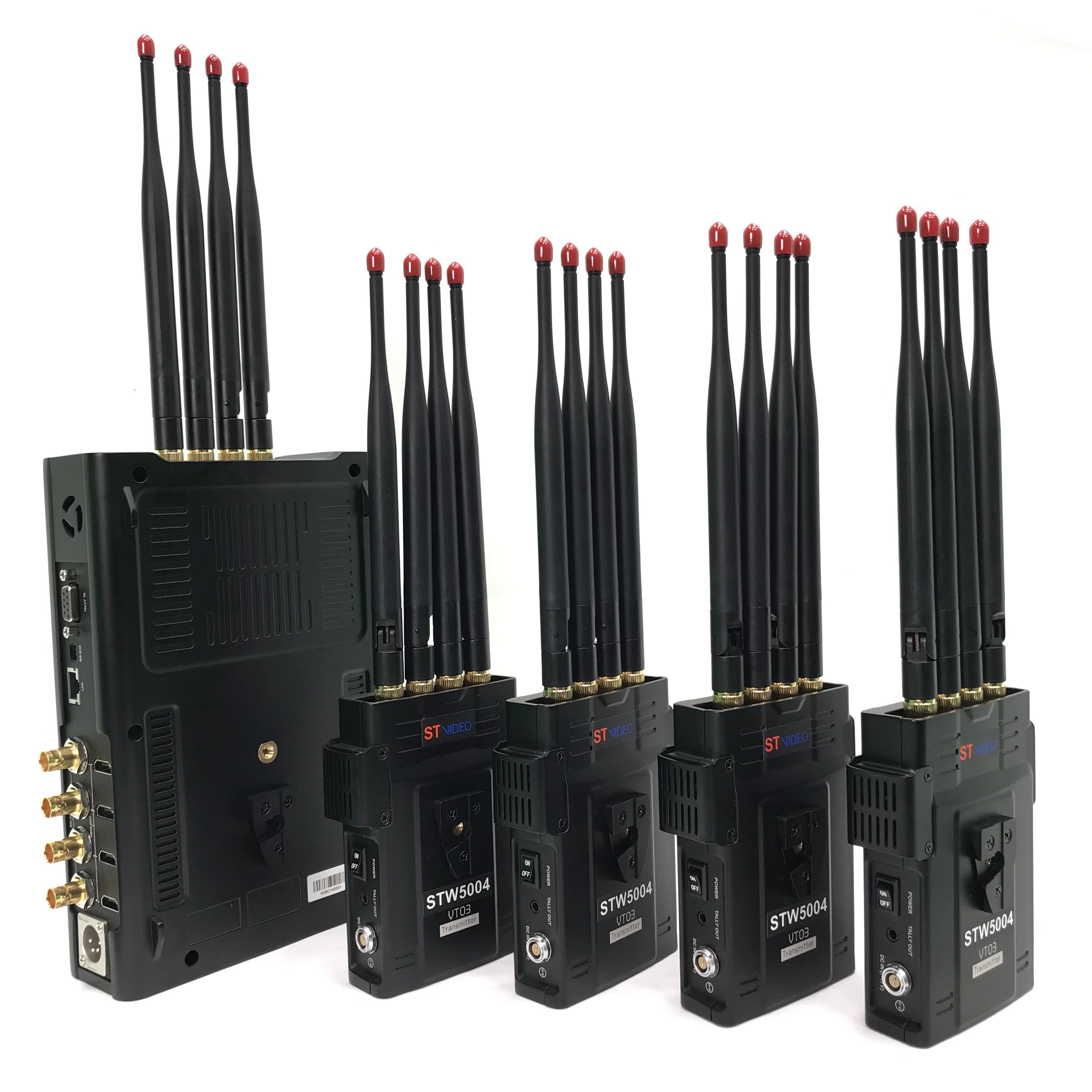 

500m HD SDI wireless video transmission link system 4TX-1RX
