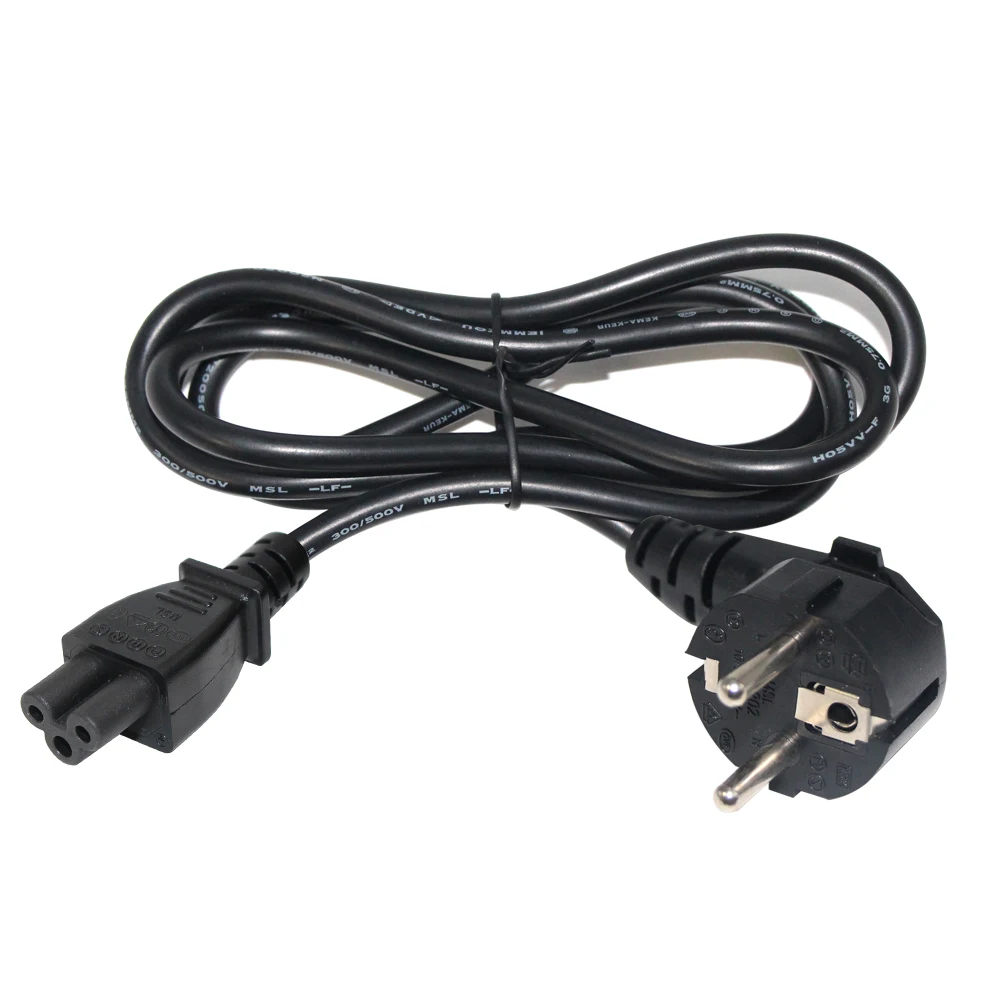Câble dalimentation électrique HO3VVH2-F 2x 0,75 Noir 5m