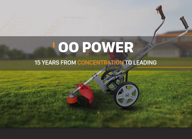 High Quality Professional Hand Push Brush Cutter 52cc engine with 2