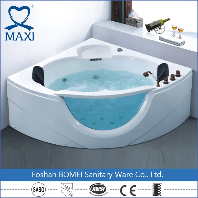 MAXI acrylic free standing bathtub whirlpool massage bathtub walk in tub shower combo