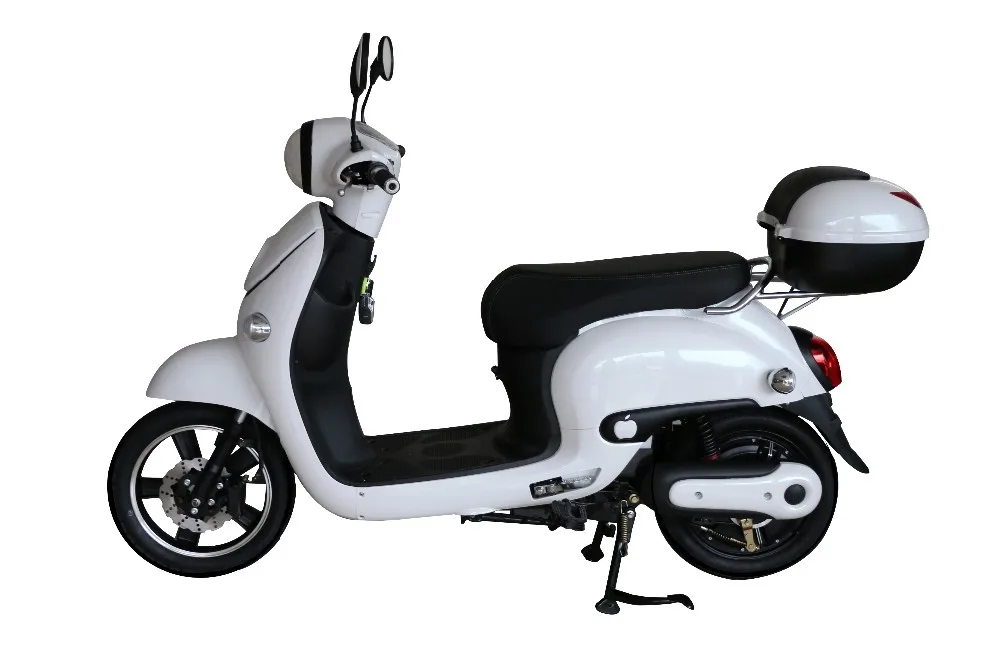 thunder 2019 hot sales white moped scooter electric with pedal