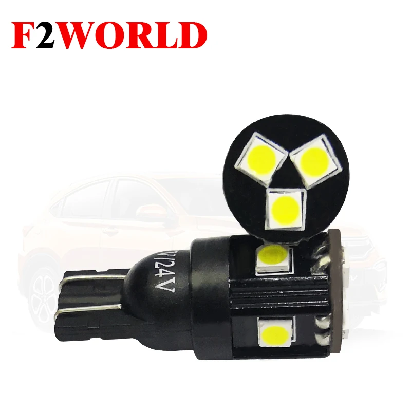 Perfect led T10 3030 7SMD White Light LED Auto Tail lights turn Signal Interior 12v lamp bulb for All Car Type