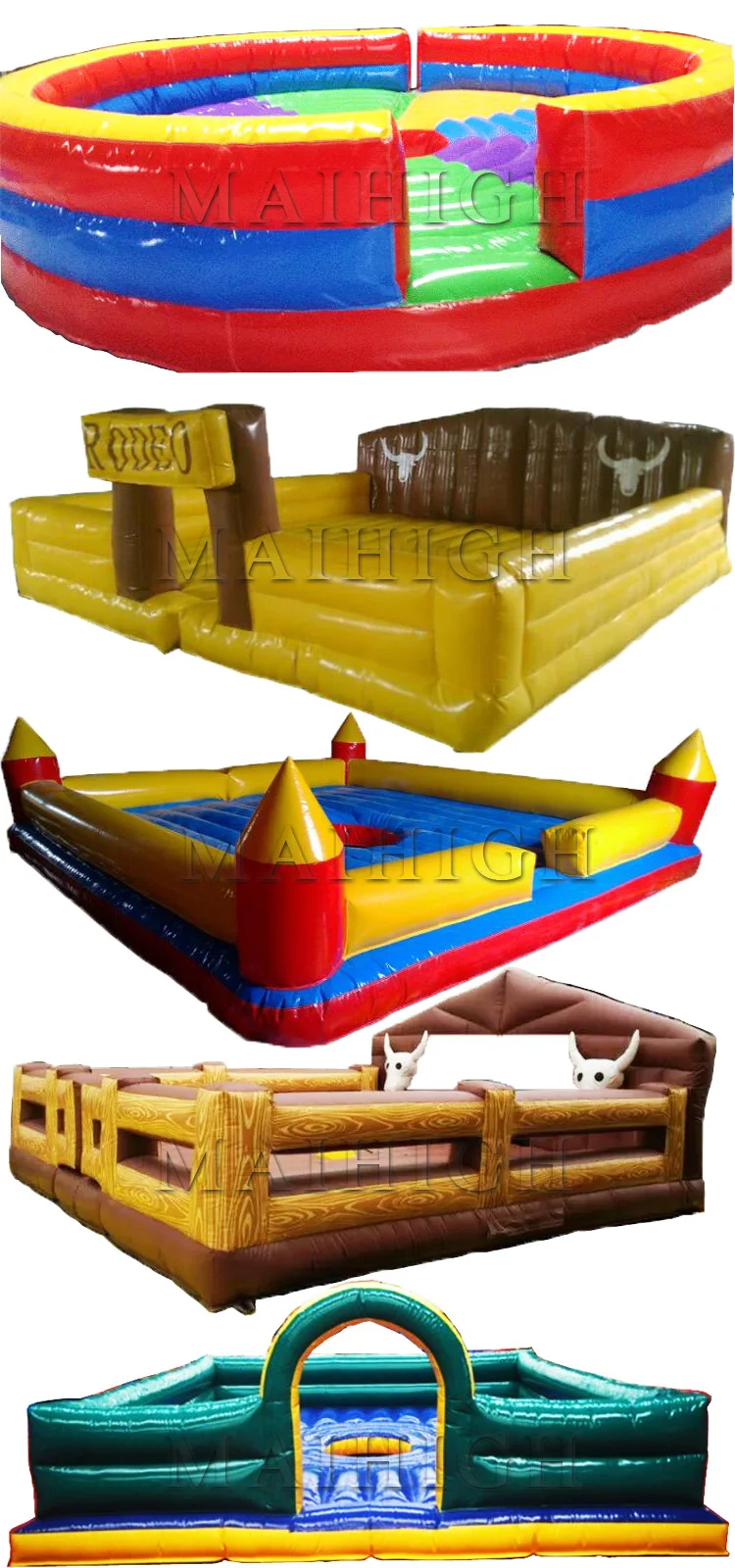 Country club electric mechanical riding adult bucking bronco rodeo bulls for party .jpg