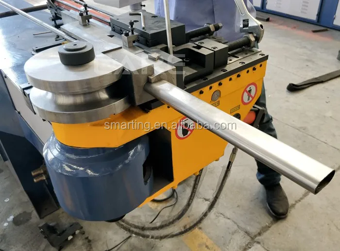 Dw50nc Hydraulic Mandrel Oval Pipe Bending Machine With Manual Feeding For Oval Tube 20x50mm