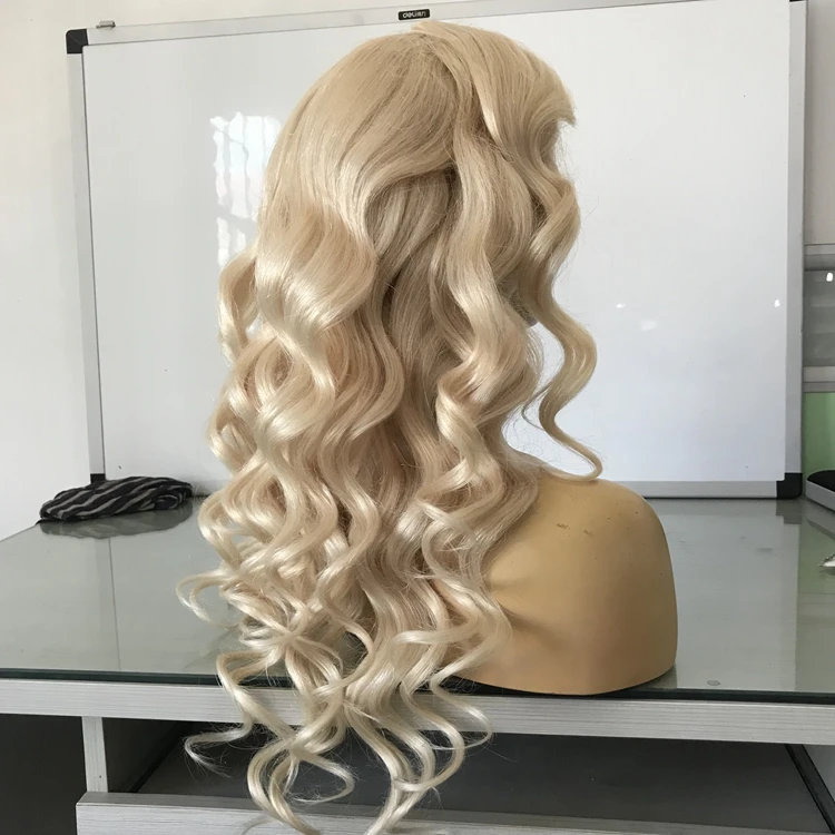 

top quality hair wig blond in factory