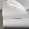 100 cotton white hotel Single bed Flat sheets wholesale