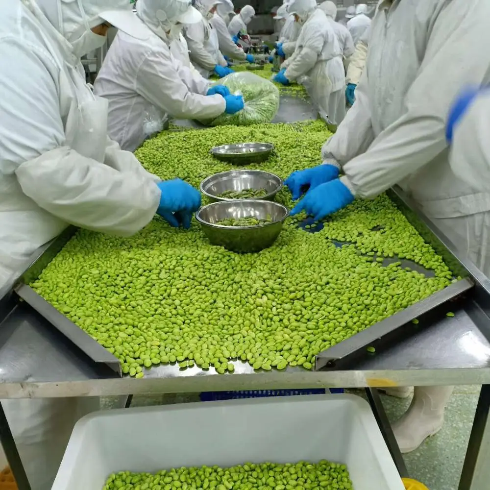 
Hot Sell Bulk IQF Frozen Vegetable Green Peas 