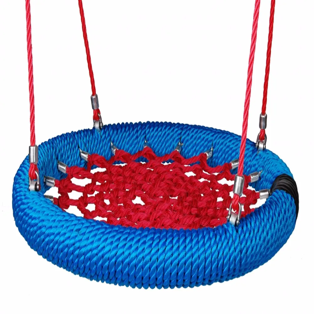 Round Outdoor Rope Garden Commercial Adult Big Fabric Nest Swing Seat