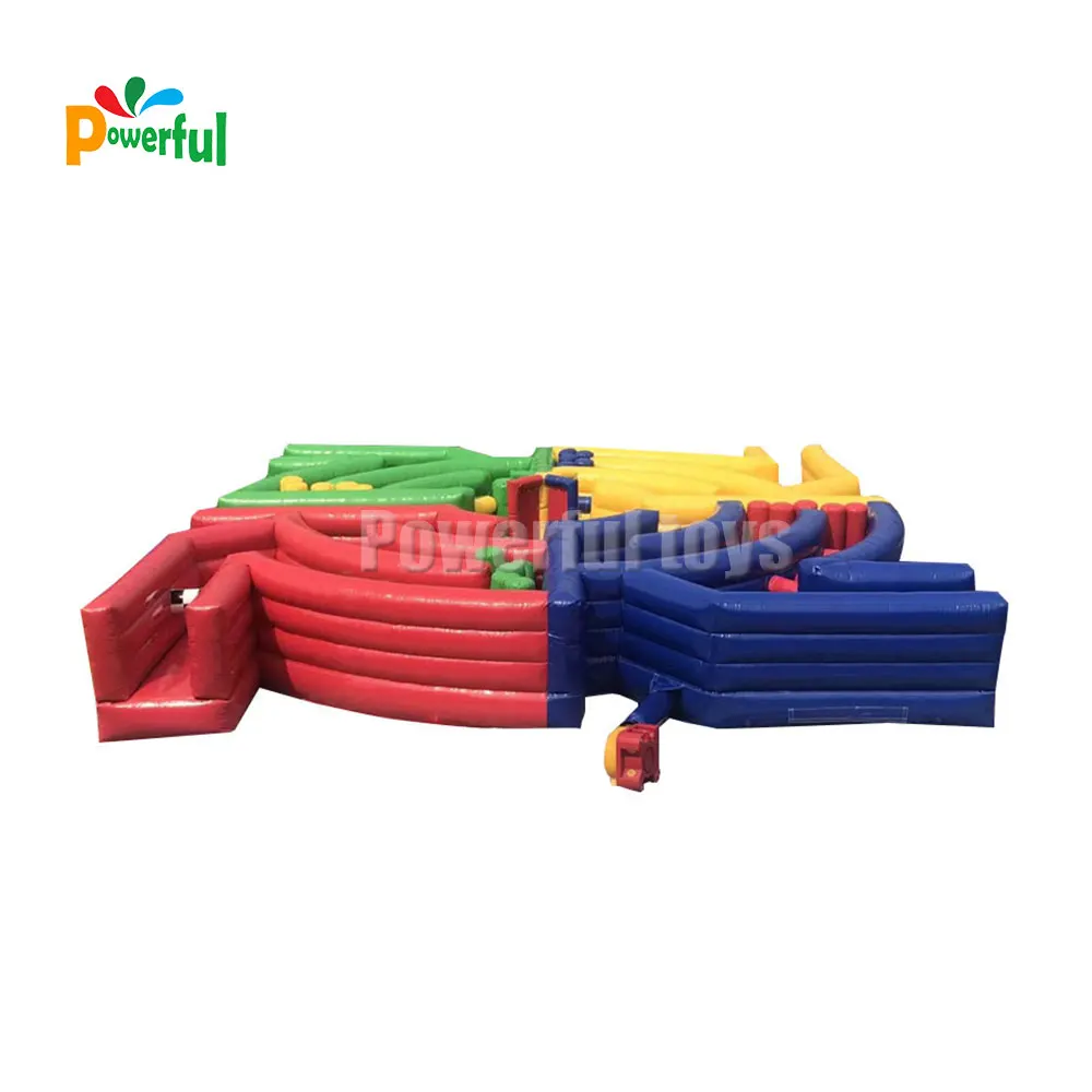 Inflatable wipeout obstacle course game , inflatable meltdown game ,Electro-mechanical game