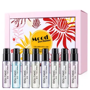 8 flavors Temperament Mood  Rose Lemon Jasmine Perfume Set for gift