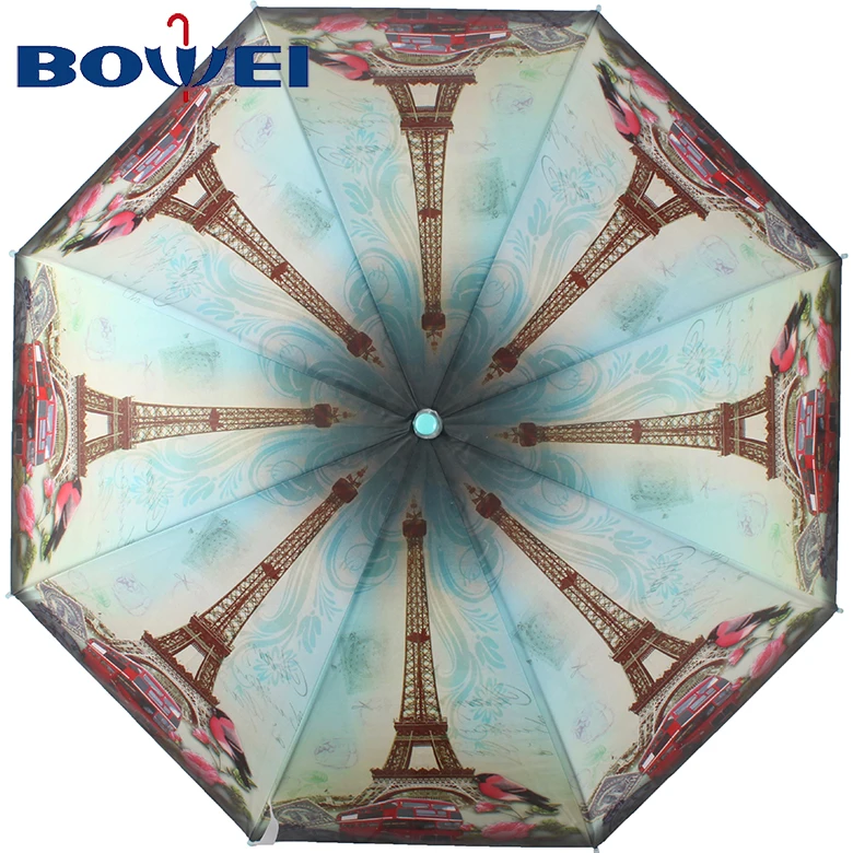China supplier hot sales poe material umbrella branded with printing