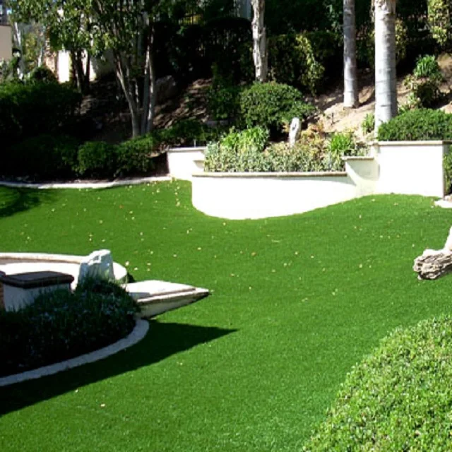 
soft second hand red realistic ski shock pad artificial grass 