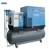 Full Feature Oil Injection Rotary 10hp Screw Air Compressor With Tank Air Dryer Filter
