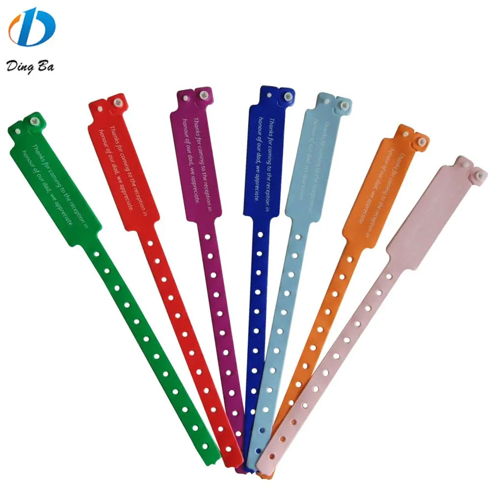 Disposable Custom Events Festival Pvc Hotel Wristband - Buy Pvc Hote ...