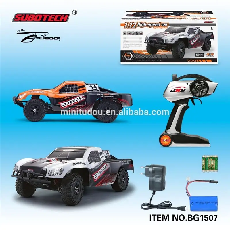 1/10 Scale Electric 4wd 2.4ghz Rc Off-road Brush High Speed Rc Truck ...