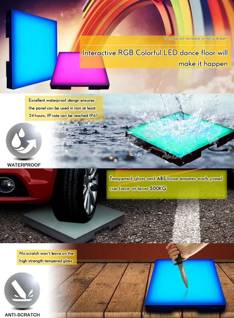 Interactive Led Dance Floor Mat For Disco Buy Led Dance