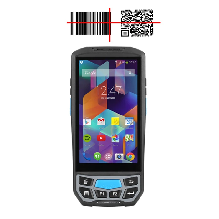 

China factory GPS wifi 4G rugged BT4.0 1D 2D handheld terminal laser scanner device mobile android pda with barcode scanner