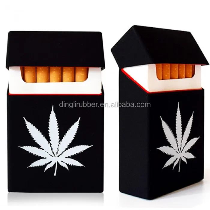 

Colorful Silicone Cigarette Case Pack Cover, As pictures or customize