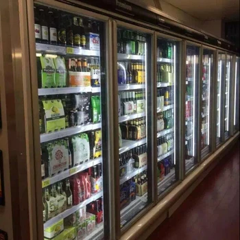 Prefab Refrigerator Chiller Walk In Cool Cooler Room Glass Door