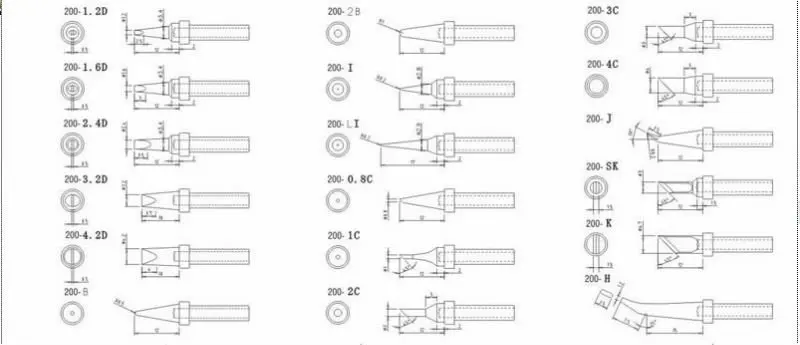 376D)200-replaceable tips