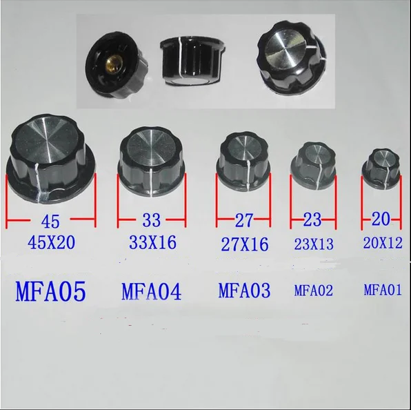 MF-A02 bakelite knobs for WH118 WX050 potentiometer with 6mm shaft
