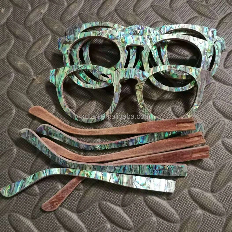 Seashell Sunglasses Cork Wood Sun Glasses