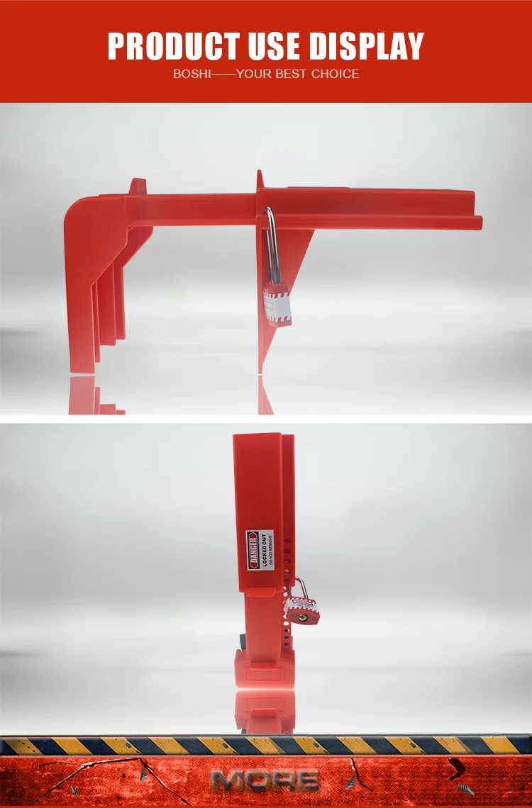 BOSHI OEM Acceptable PP Material Adjustable Safety Ball Valve Lockout