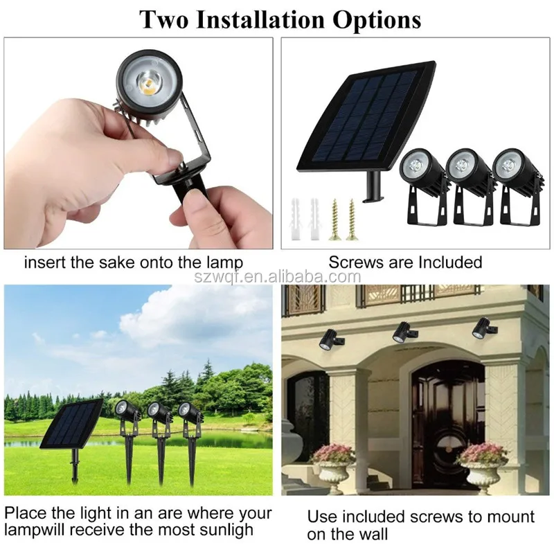lampara dise high lumen solar sensor decoration lawn lamp, mini projector landscape solar powered outdoor led garden light