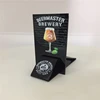 China supplier Glossy and matt Pyramid shape stand acrylic menu poster table holder for bar restaurant