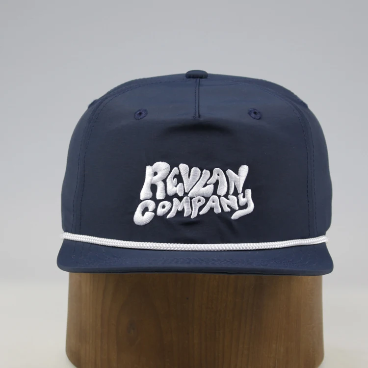 High Quality 5 Panel Nylon Unstructured Custom Rope Hat For Sale Buy