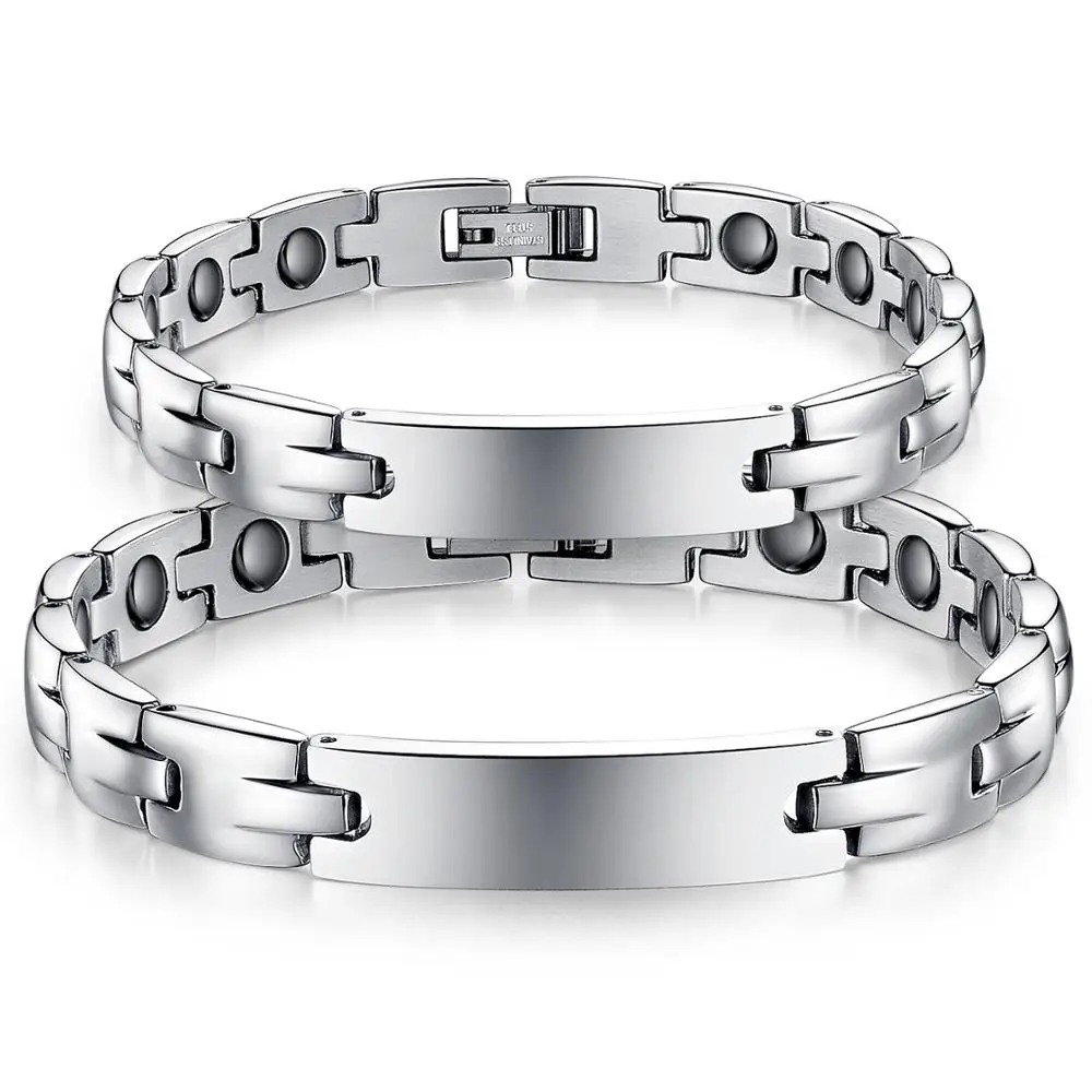 Manufacturer Stainless Steel Mens Infrared Ion Magnet Germanium Bracelet Japan
