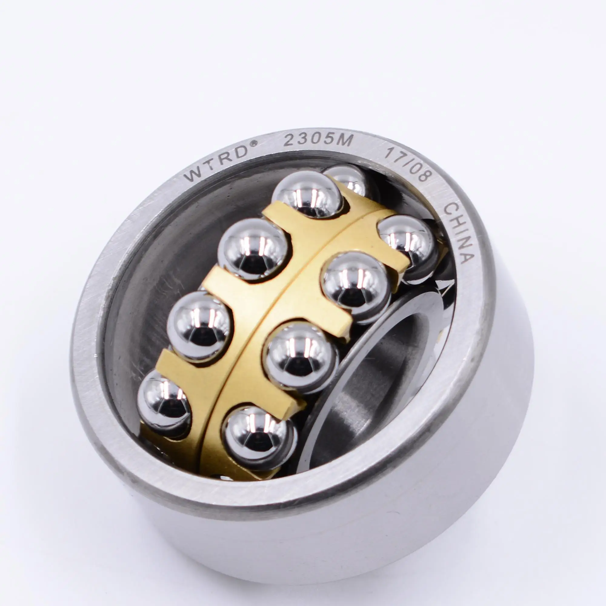 Chrome Steel 2305 Spherical Selfaligning Ball Bearings Manufacture