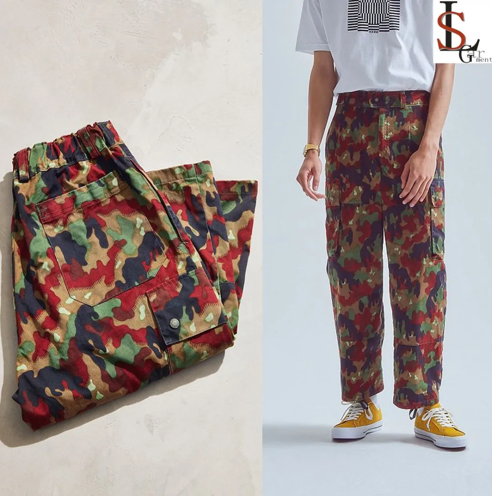 cotton camo joggers