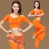 Women's Sexy Short Sleeve Latin/Belly Dance/Tango Training Suit Short Dress Model Fiber Bellylady Costume Bollywood Dress Set