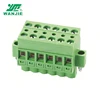 Double row screw wire pluggable terminal block WJ2EDGKAHM